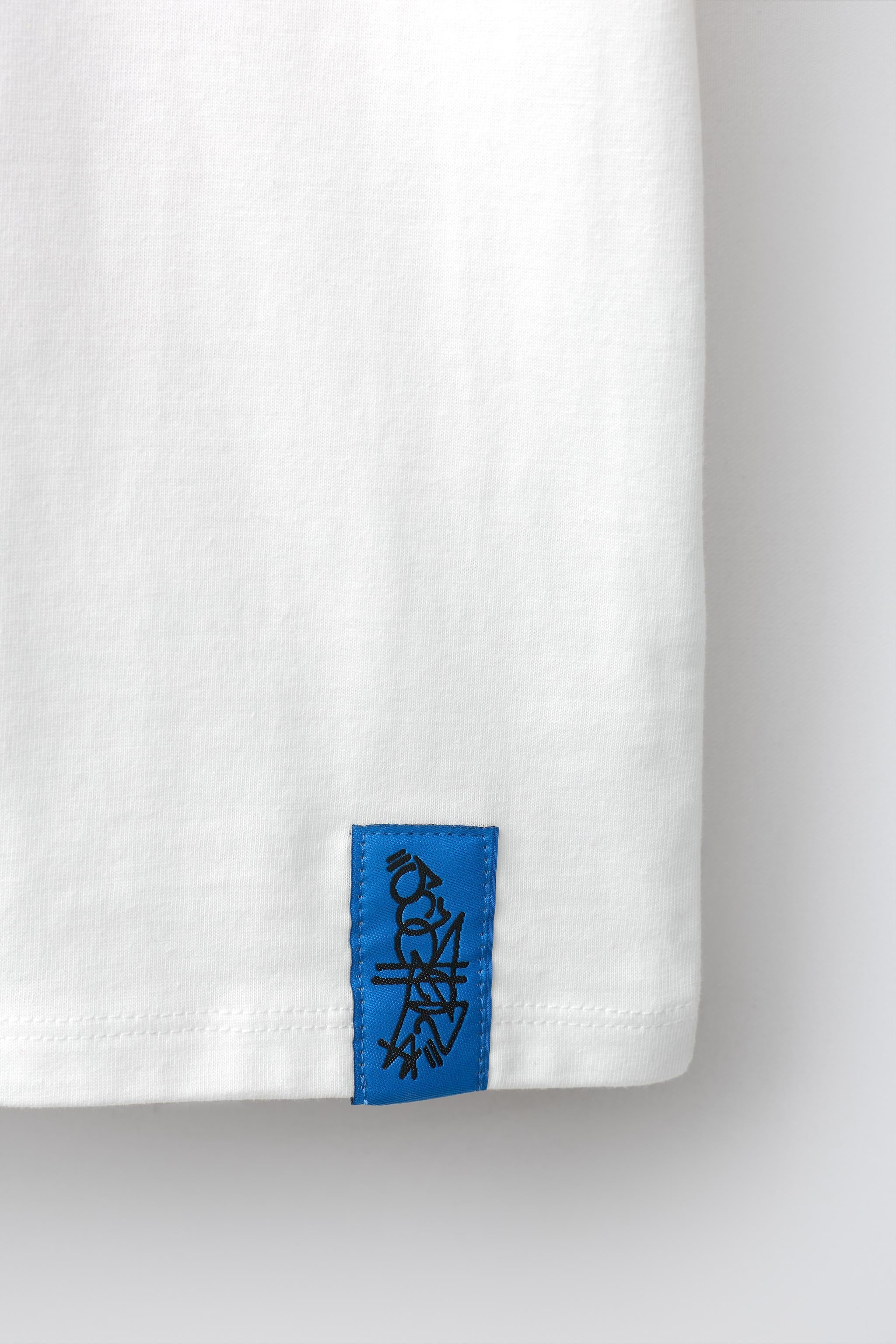 White T-Shirt Printed